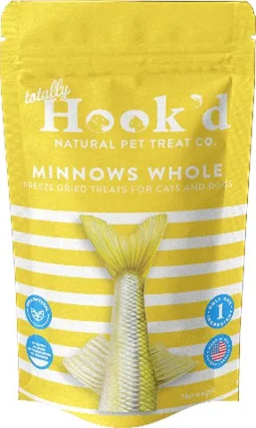 1ea Totally Hook'd Freeze-Dried Minnows 2oz - Dog/Cat Supplements